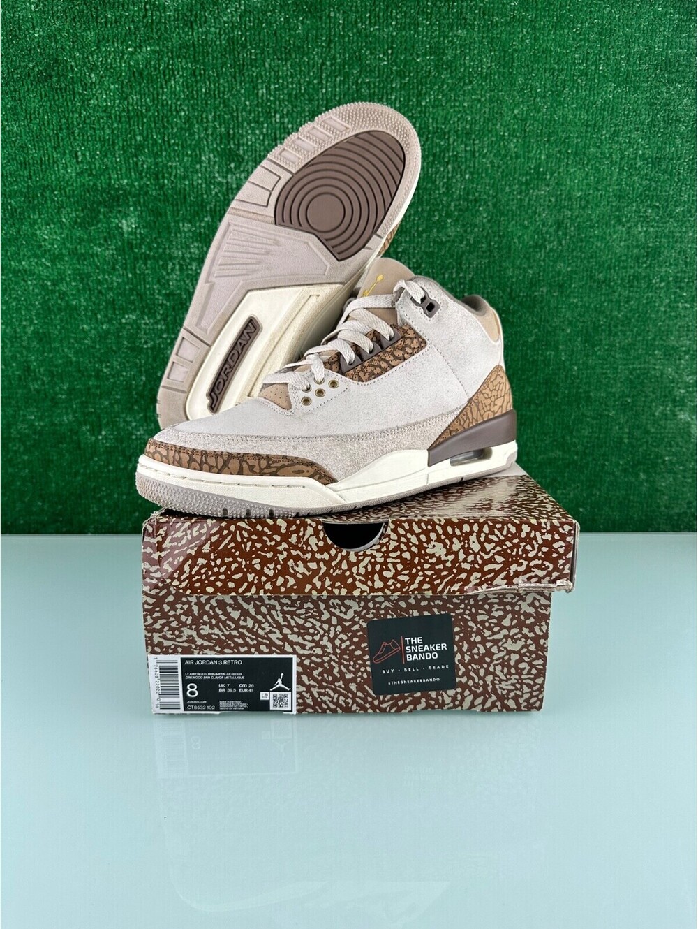 Size 8 - Jordan 3 Retro Low Palomino